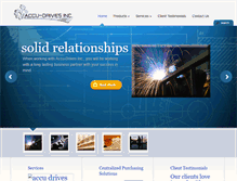 Tablet Screenshot of accudrives.com
